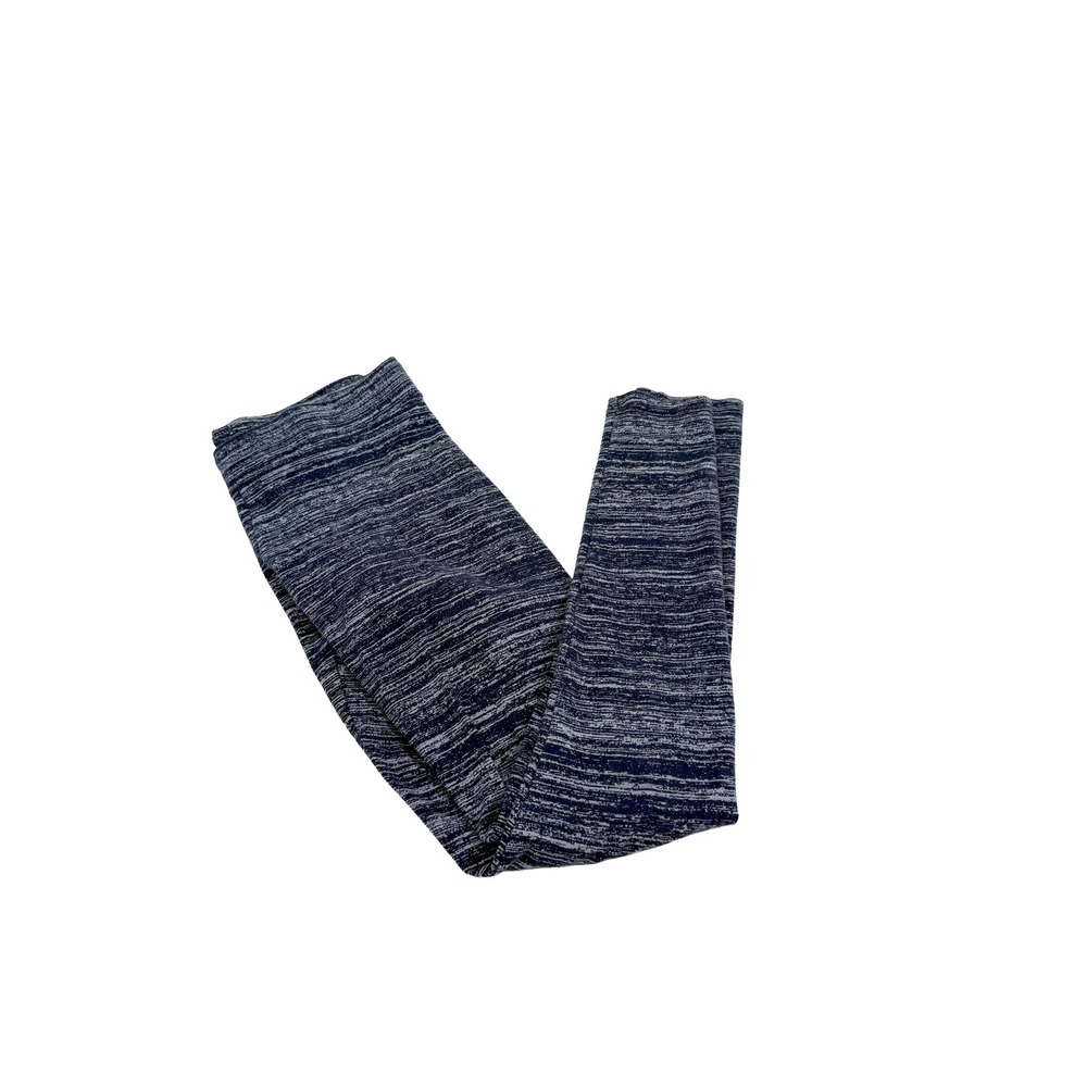 Pact Leggings Women Medium Navy Space Dye Organic Cotton Stretch Activewear